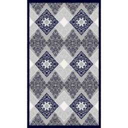 VALENCIA 64301 (Rectangular, 200X280, NOIRE_GRIS CLAIRE)