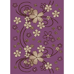 RELAX 60130 (Rectangular, 150X220, MAUVE)