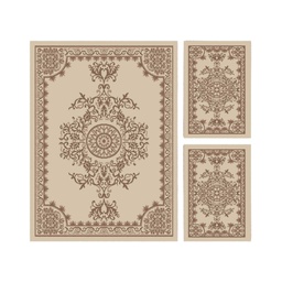 رولاكس 5465A (مستطيل, ( T 150X220 + 2T 60X110 ), عاجي فاتح)