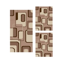 RELAX 62700 (Rectangulaire, ( T 60X150 + 2T 60X110 ), BRONZE CLAIR)