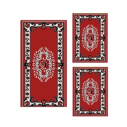 RELAX 76453 (Rectangulaire, ( T 60X150 + 2T 60X110 ), ROUGE)