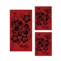 RELAX 60130 (Rectangular, ( T 60X150 + 2T 60X110 ), ROUGE)