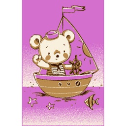 TADJ 85270 (Rectangulaire, 100X150, MAUVE CLAIRE)