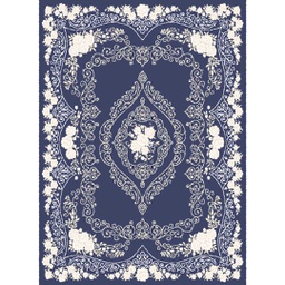 ISHRAK 86430 (Rectangular, 200X275, BLEU NUIT)