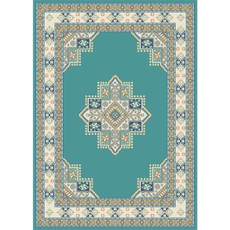 NAILI 88800 (Rectangular, 200X280, BLEU TURQUOISE FONCE)