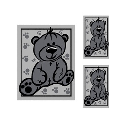 TAGHIT 86153 (Rectangulaire, 150X195, GRIS CLAIRE)