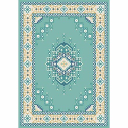 NAILI 88910 (Rectangular, 200X280, BLEU TURQUOISE CLAIRE)