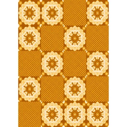ISHRAK 85380 (Rectangular, 200X275, BRIQUE)