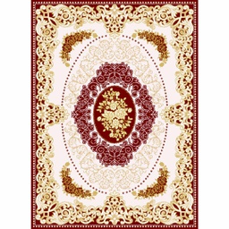 إشراق 85590 (مستطيل, 200X275, أحمر عنابي)
