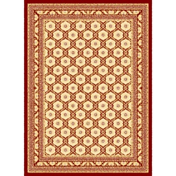 MELODIE 86600 (Rectangular, 190X275, BORDEAUX_CREME)