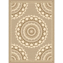 MELODIE 86621 (Rectangular, 190X275, IVOIRE_IVOIRE)