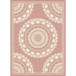 MELODIE 86620 (Rectangulaire, 190X275, BOIS DE ROSE_IVOIRE)