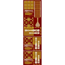 MIRAGE 58270 (Rectangular, ( T 60X120 + 2T 60X45 ), BORDEAUX)