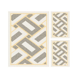 OLYMPIA 82330 (Rectangulaire, ( T 150X230 + 2T 60X115 ), CREME LX)