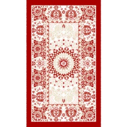 IZMIR 70046 (Rectangular, 75X120, BORDEAUX)