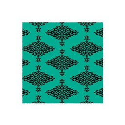 TAGHIT 19020 (Living room &amp; Room, LARGEUR 210, VERT TURQUOISE, Oriental)
