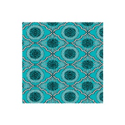 TAGHIT 50920 (Living room &amp; Room, LARGEUR 210, VERT TURQUOISE, Oriental)