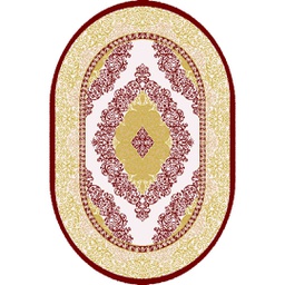 ISHRAK 85053 (Oval, 120X170, BORDEAUX)