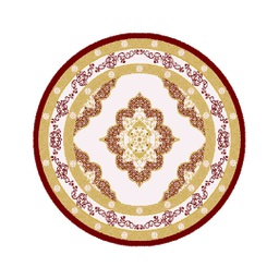 ISHRAK 85043 (Round, 120X120, BORDEAUX)