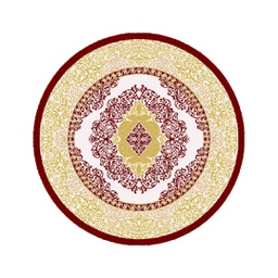 ISHRAK 85053 (Round, 120X120, BORDEAUX)