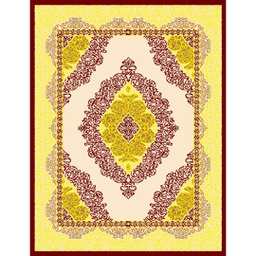 إشراق 85051 (مستطيل, 200X150, أحمر عنابي)