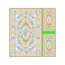 AUSTRALIA 75190 (Rectangular, ( T 150X220 + 2T 60X110 ), BEIGE)