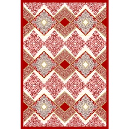 VALENCIA 64301 (Rectangulaire, 200X280, BORDEAUX_CREME)