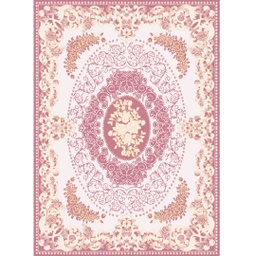 ISHRAK 85590 (Rectangular, 200X275, BOIS DE ROSE)