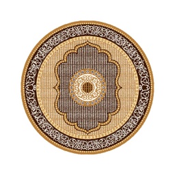 SHIRAZ 76060 (Round, 130X130, MARRON MIEL)