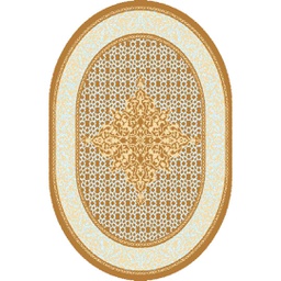 SHIRAZ 80440 (Ovale, 130X160, MARRON MIEL)
