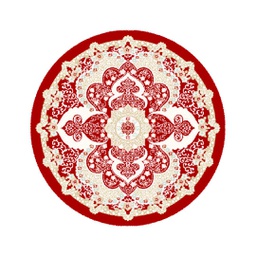 IZMIR 84266 (Round, 150X150, BORDEAUX)