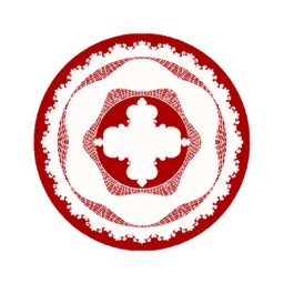 IZMIR 73356 (Round, 150X150, BORDEAUX)