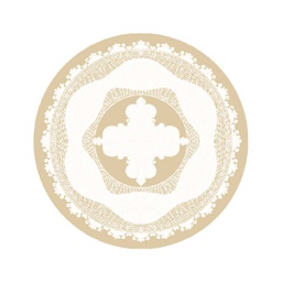 IZMIR 73356 (Round, 150X150, BEIGE)