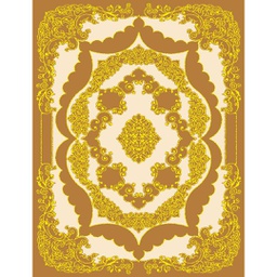 ISHRAK 85360 (Rectangulaire, 200X150, MARRON MIEL)