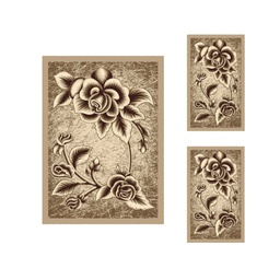 TADJ 60774 (Rectangulaire, ( T 100X137 + 2T 66X110 ), IVOIRE)