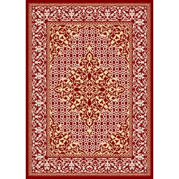 شيراز 80441 (مستطيل, 150X220, أحمر عنابي)