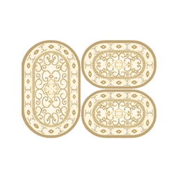 VALENCIA 51127 (Ovale, ( O 80X130 + 2O 65X100 ), BEIGE_CREME)