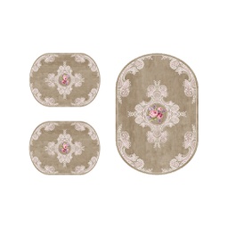 RUBIS 0053A (Oval, ( O 70X120 + 2O 60X90 ), MARRON BRONZE, Lamination)