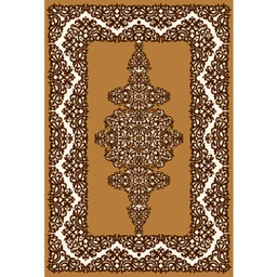 شيراز 80450 (مستطيل, 150X220, بني عسلي)