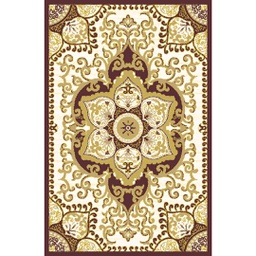 VALENCIA 58297 (Rectangular, 180X270, MARRON BORDEAUX_CREME)