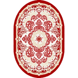 إزمير 84266 (بيضوي, 120X170, أحمر عنابي)