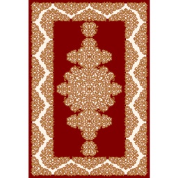 SHIRAZ 80451 (Rectangular, 250X400, BORDEAUX)