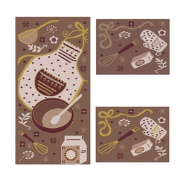 MIRAGE 61320 (Rectangulaire, ( T 60X120 + 2T 60X45 ), MARRON BRONZE)