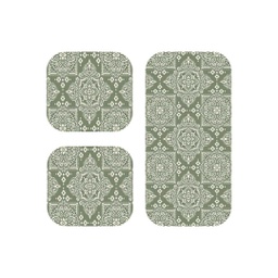 BISSAT 0423A (Rectangular, ( T 60X120 + 2T 40X60 ), VERT PISTACHE, Lamination)