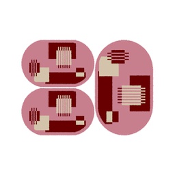 رولاكس 6507A (بيضوي, ( O 80X130 + 2O 65X100 ), وردي خشبي)