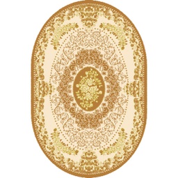 ISHRAK 85590 (Oval, 200X140, MARRON MIEL)