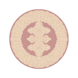 SHIRAZ 80450 (Round, 130X130, BOIS DE ROSE)