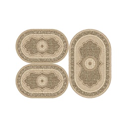 SHIRAZ 76060 (Oval, ( O 80X130 + 2O 65X100 ), IVOIRE)