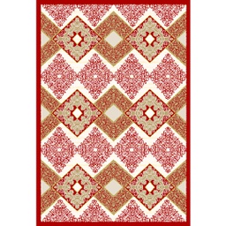 VALENCIA 6430C (Rectangular, 200X280, BORDEAUX_CREME)