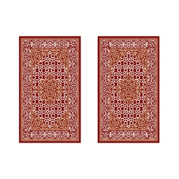 شيراز 80441 (مستطيل, 65X220, أحمر عنابي)